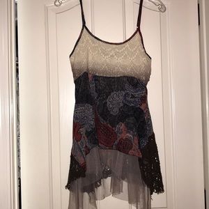 Gimmicks girly tank top with all sorts of colors